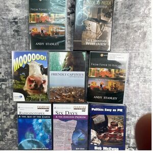 Christian DVD Lot Andy Stanley Answers in Genesis Pastor to Pastor 8pk